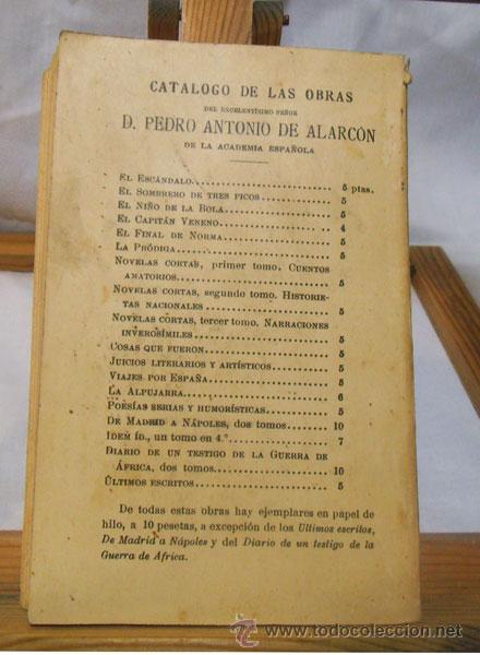 Libros antiguos: CUENTOS AMATORIOS , DE D. PEDRO A. DE ALARC&Oacute;N , 1933 - Foto 3