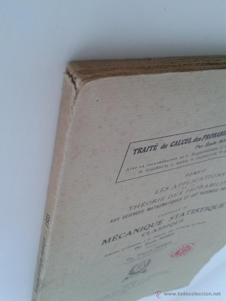 Libros antiguos: MECANIQUE STATIQUE CLASSIQUE. EMILE BOREL. A&Ntilde;O 1925 - Foto 6