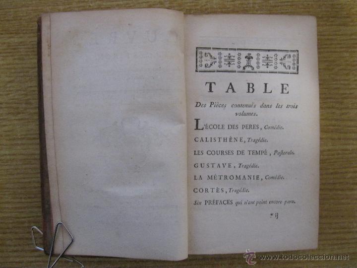 Libros antiguos: Oeuvres de Alexis Piron.1758. Ilustrado - Foto 6