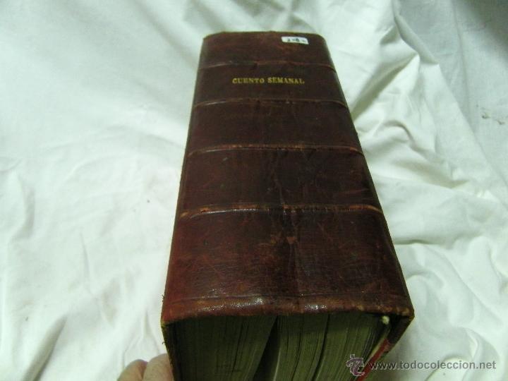 Libros antiguos: CUENTO SEMANAL, ENCUADERNADOS DE 1.907 - Foto 1
