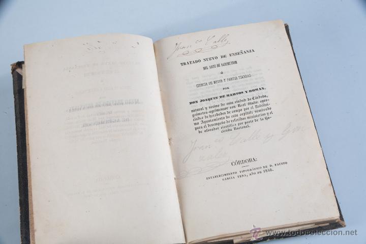 Libros antiguos: NUEVO TRATADO DE ENSE&Ntilde;ANZA DEL ARTE DE AGRIMENSOR O CIENCIA DE MEDIR Y PARTIR TIERRAS-CORODOBA-1846