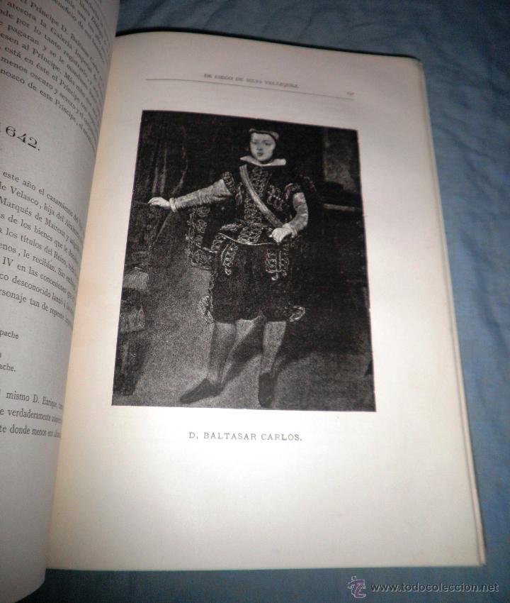 Libros antiguos: VIDA Y OBRAS DE DIEGO DE SILVA VELAZQUEZ - AÑO 1885 - G.CRUZADA VILLAAMIL - BELLOS GRABADOS. - Foto 5 - 46437989