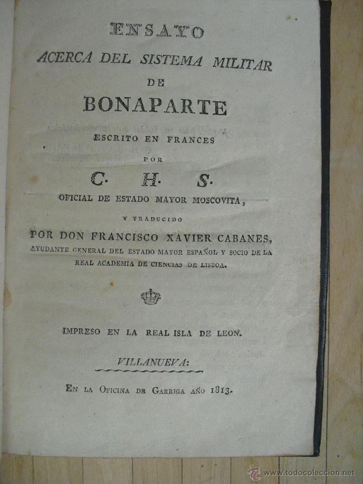 Antiquarische B&uuml;cher: Ensayo acerca del sistema militar de Bonaparte. C.H.S.