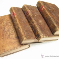 Libros antiguos: 4 TOMOS DE LAS VIDAS PARALELAS DE PLUTARCO. TOMO 2, 3, 4, Y 5. 1830