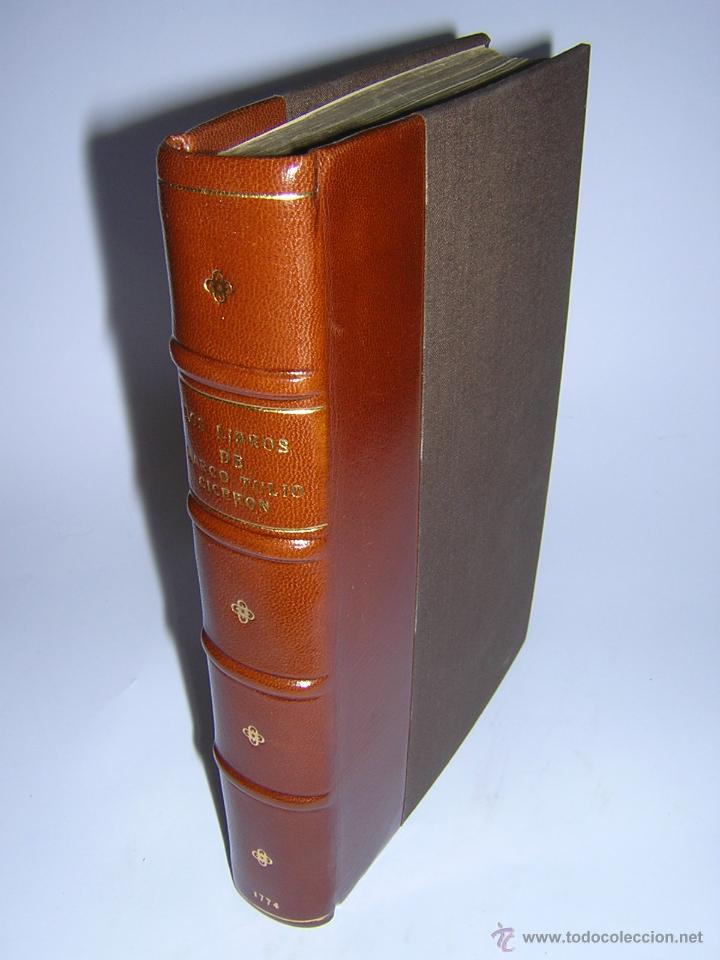 Libros antiguos: 1774 - LOS LIBROS DE MARCO TULIO CICERON: DE LOS OFICIOS, DE LA AMICIA, DE LA SENECTUD... - Foto 1