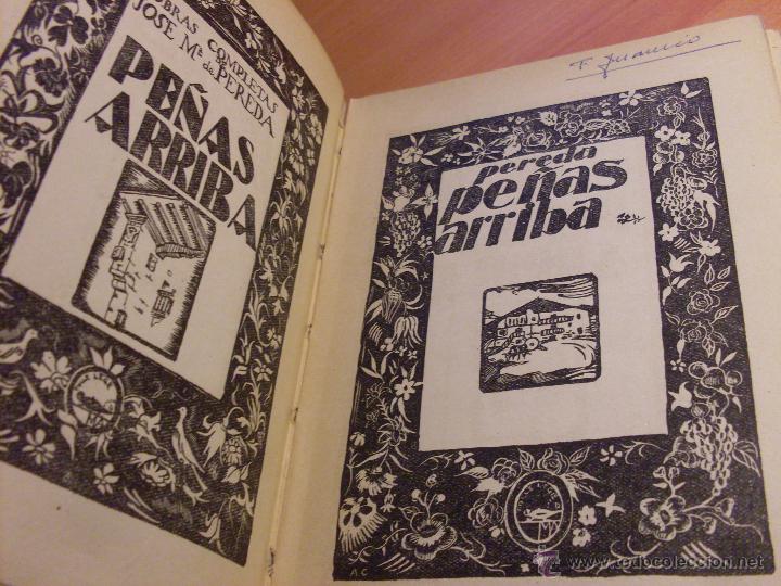 Libros antiguos: PE&Ntilde;AS ARRIBA (PEREDA) (LB44) - Foto 2