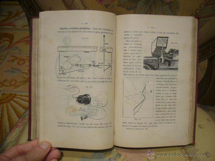 Libros antiguos: MANUAL PRACTICO DEL CONDUCTOR DE AUTOMOVILES. PROFUSAMENTE ILUSTRADO. - Foto 12