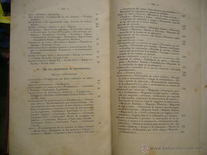 Libros antiguos: MANUAL PRACTICO DEL CONDUCTOR DE AUTOMOVILES. PROFUSAMENTE ILUSTRADO. - Foto 22
