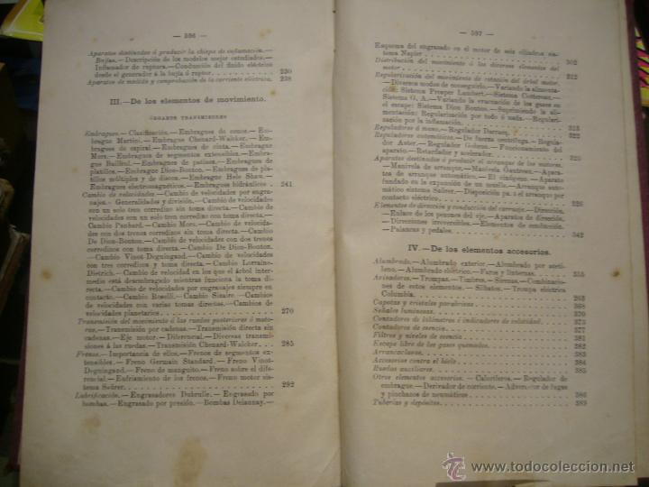 Libros antiguos: MANUAL PRACTICO DEL CONDUCTOR DE AUTOMOVILES. PROFUSAMENTE ILUSTRADO. - Foto 23