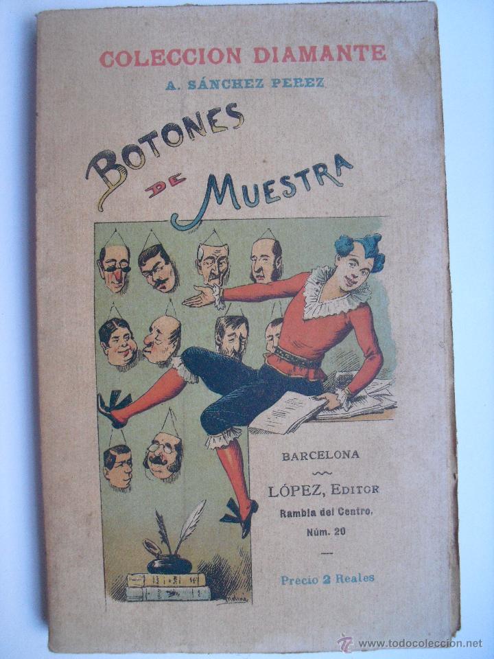 Libros antiguos: Botones de muestra. Sanchez Perez, A. - Foto 1