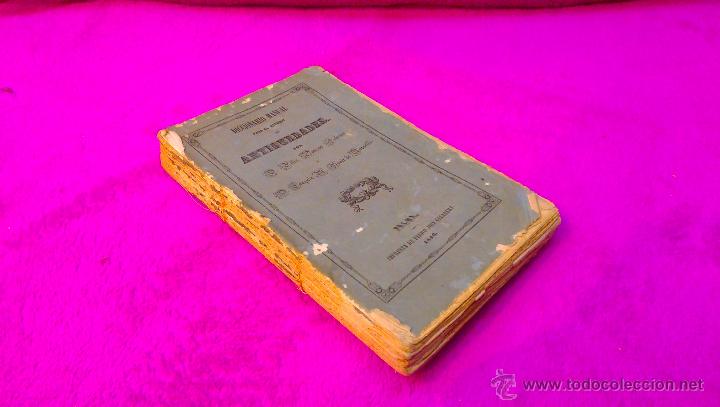 Old books: DICCIONARIO MANUAL PARA EL ESTUDIO DE ANTIGUEDADES, D. FELIX PANZOA, D JOAQUIN BOVER 1846