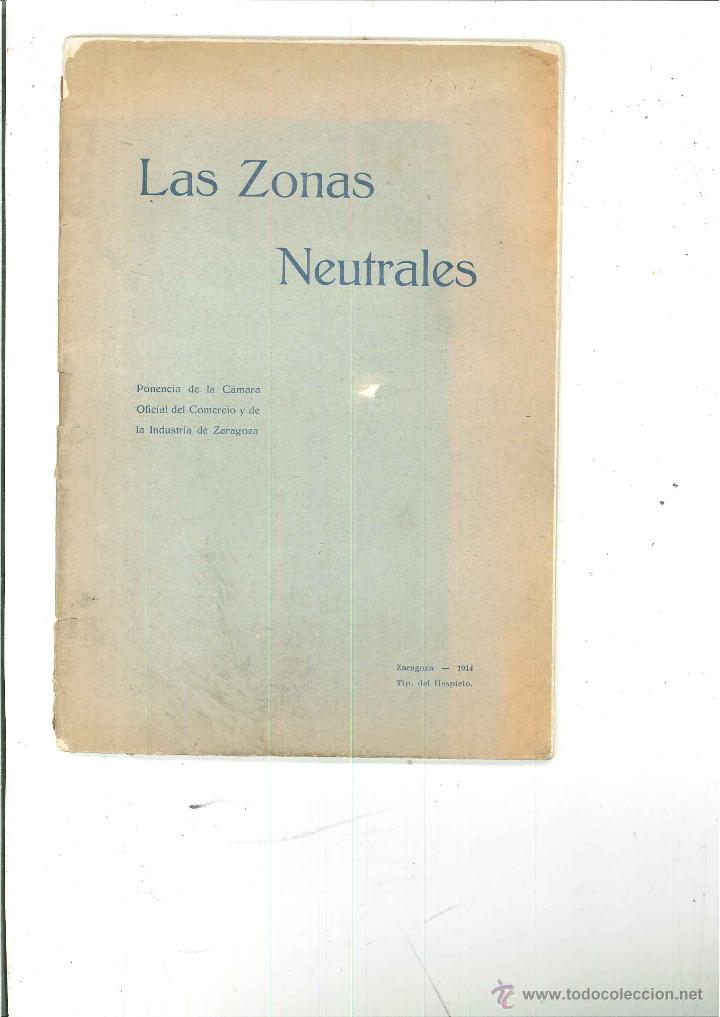 Libros antiguos: LAS ZONAS NEUTRALES. Gabino Bugallal - Foto 1