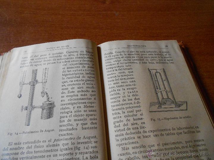 Libros antiguos: ANTIGUO LIBRO DE 1908: METEOROLOG&Iacute;A (A. ARCIMIS) - Foto 1