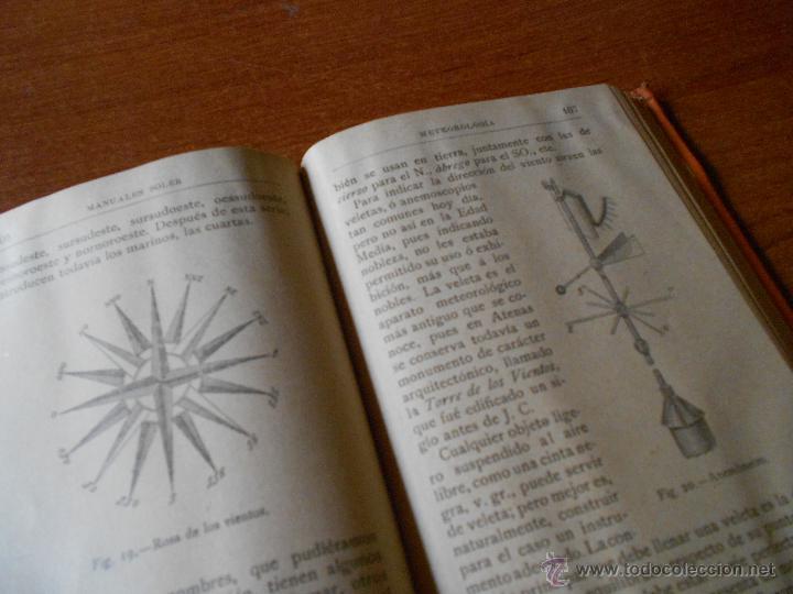 Libros antiguos: ANTIGUO LIBRO DE 1908: METEOROLOG&Iacute;A (A. ARCIMIS) - Foto 6
