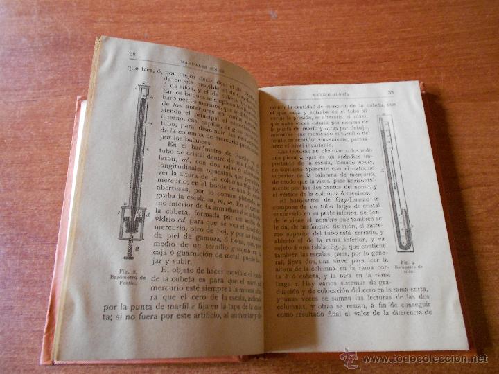 Libros antiguos: ANTIGUO LIBRO DE 1908: METEOROLOG&Iacute;A (A. ARCIMIS) - Foto 9