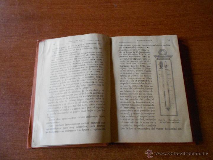 Libros antiguos: ANTIGUO LIBRO DE 1908: METEOROLOG&Iacute;A (A. ARCIMIS) - Foto 13