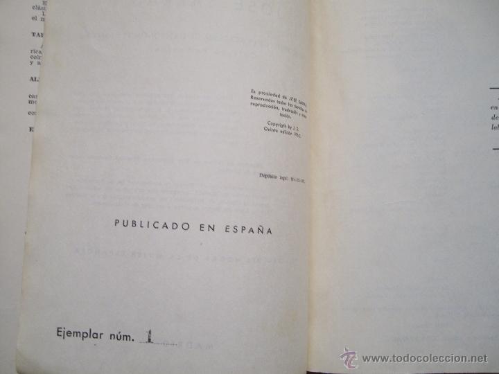 Libros antiguos: NUESTRA COCINA JOSE SARRAU 5 EDICION - Foto 4