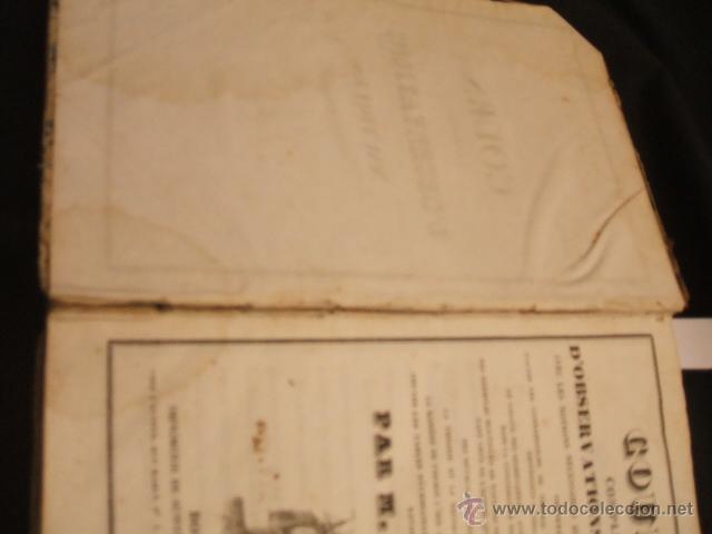 Libros antiguos: 1835 - COURS COMPLET DOBSERVATIONS NAUTIQUES - M. DUCOM - EN FRANCES - - Foto 4