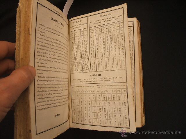 Libros antiguos: 1835 - COURS COMPLET DOBSERVATIONS NAUTIQUES - M. DUCOM - EN FRANCES - - Foto 10