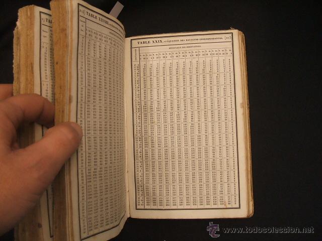 Libros antiguos: 1835 - COURS COMPLET DOBSERVATIONS NAUTIQUES - M. DUCOM - EN FRANCES - - Foto 11
