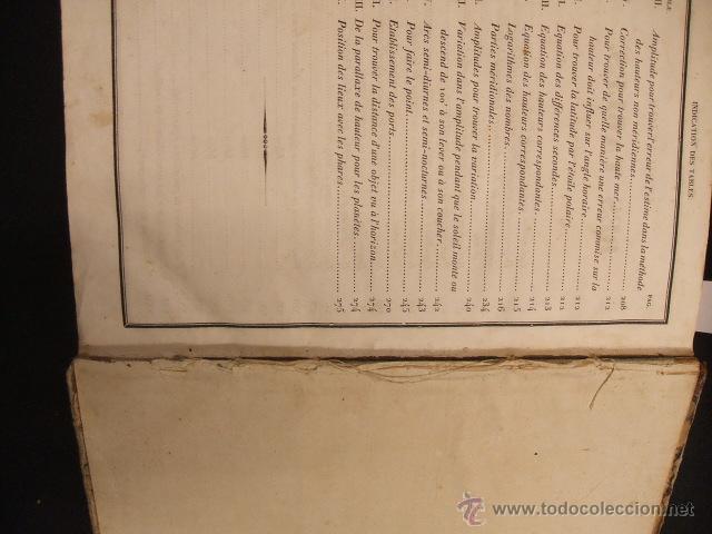 Libros antiguos: 1835 - COURS COMPLET DOBSERVATIONS NAUTIQUES - M. DUCOM - EN FRANCES - - Foto 15