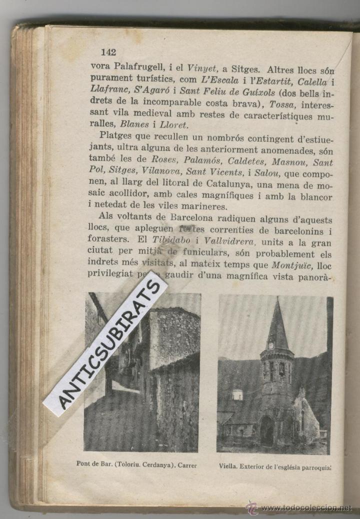 Old books: LLIBRE ANY 1931 PONT DE BAR DE CERDANYA VIELLA BESALU TAMARIT VICTOR BALAGUER TREMP ARENYS DE MAR