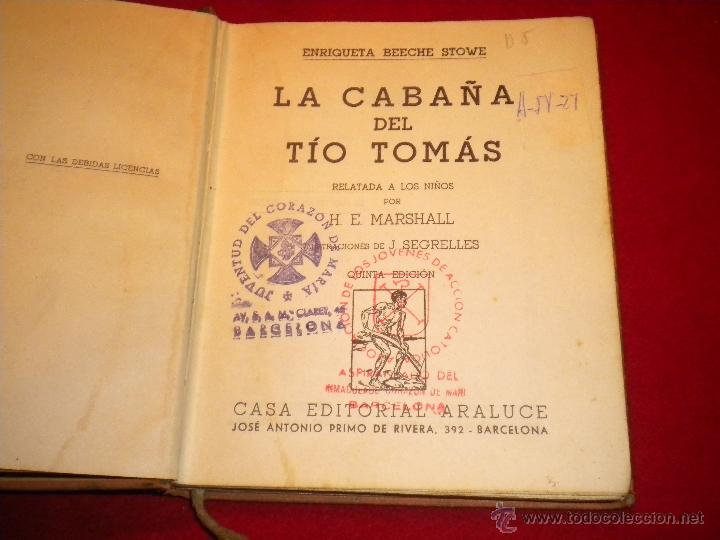 Libros antiguos: La caba&ntilde;a del tio Tom&aacute;s - arucle - n&ordm; 24 - Foto 2