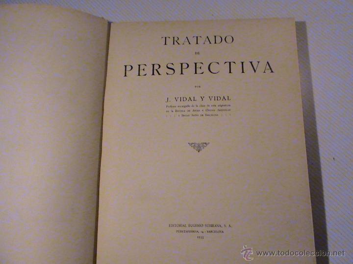 Libros antiguos: Tratado de Perspectiva (autor: J. Vidal y Vidal) - Foto 4