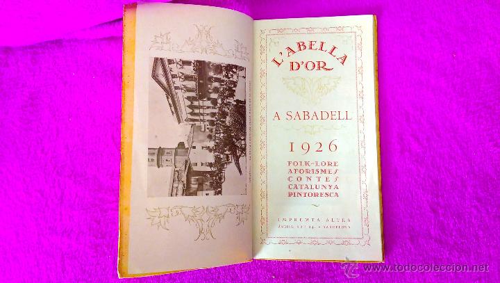 Libros antiguos: LABELLA DOR SABADELL 1926 - Foto 2