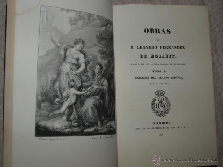 obras de leandro fernández moratin. madrid 1830 Comprar