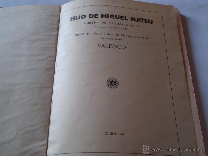 Libros antiguos: HIJO ME MIGUEL MATEO.ALBUM DE PERFILES.VALENCIA.1931.