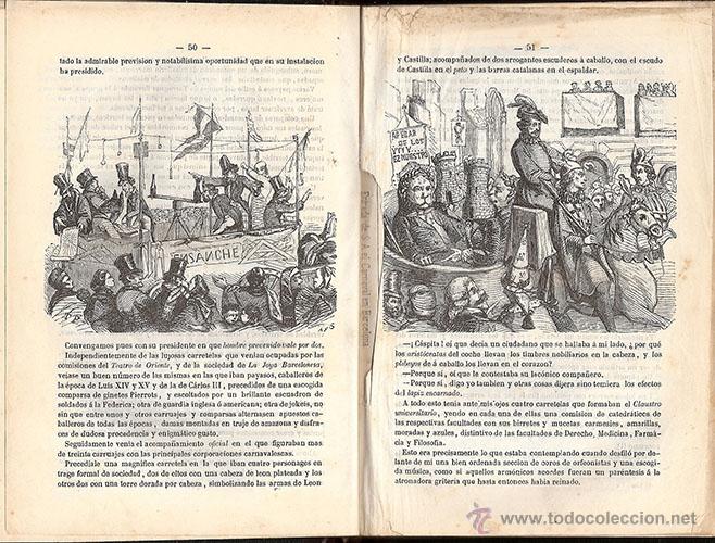 Libros antiguos: EL CARNAVAL DE BARCELONA - A&ntilde;o 1860 - Foto 8