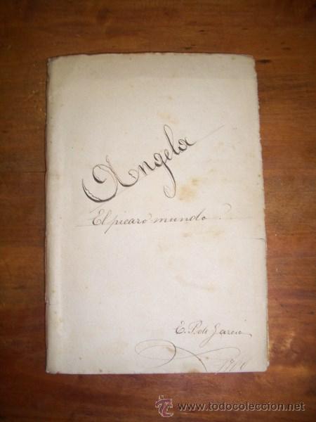 Libri antichi: GARC&Iacute;A, C.P. de. &Aacute;ngela : El p&iacute;caro mundo