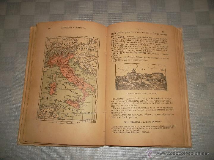 Libros antiguos: precioso libro del 1901 de geografia - Foto 3