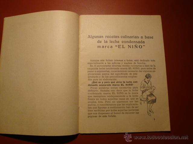 Libros antiguos: LECHE CONDESADA EL NI&Ntilde;O - Foto 2