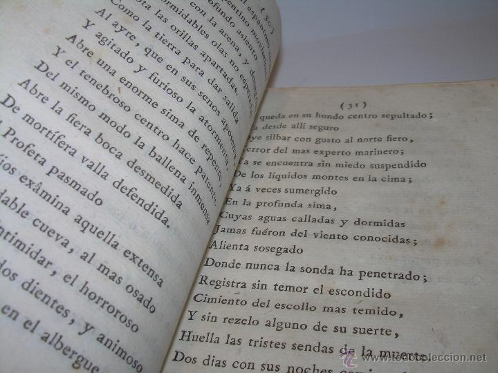 Libros antiguos: LIBRO TAPAS DE PIEL.......OBRAS DE EDUARDO YOUNG......A&Ntilde;O 1.804 - Foto 7