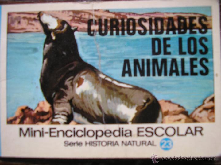 Antiquarische B&uuml;cher: MINI ENCICLOPEDIA ESCOLAR BRUGUERA CURIOSIDADES DE LOS ANIMALES