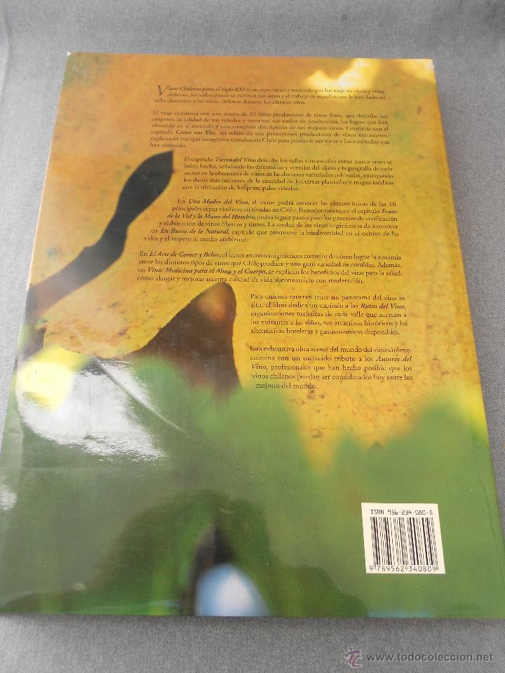 Libros antiguos: VINOS CHILENOS PARA EL SIGLO XXI - Foto 12