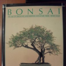 Libros antiguos: BONSAI THE ART GROWING AND KEEPING MINIATURE TREES, PETER CHAN. Lote 48441405