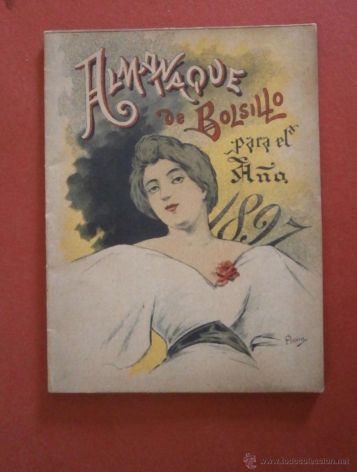 Libros antiguos: Alamaque de Bolsillo para el a&ntilde;o 1897 - Foto 1