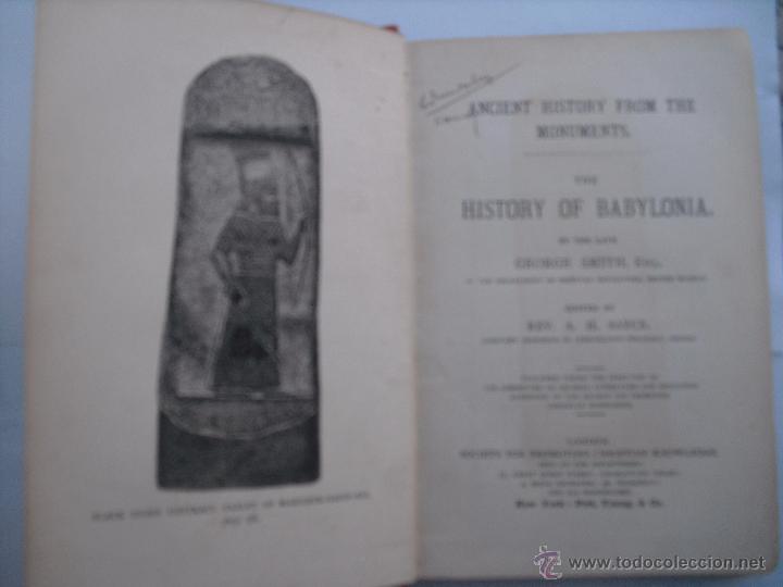Libros antiguos: Babylonia. Ancient History from the Monuments. - Foto 1