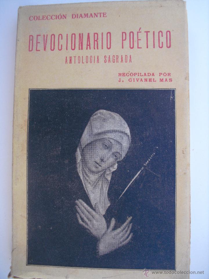 Libros antiguos: Devocionario poetico. Antologia sagrada. - Foto 1