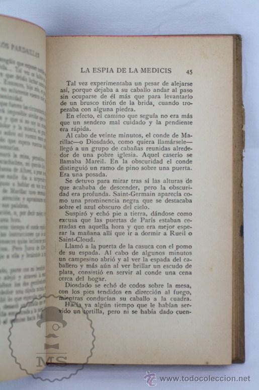 Libros antiguos: Libro Los Pardaillan. La Esp&iacute;a de la M&eacute;dicis. Michel Z&eacute;vaco - Ed. Araluce - Foto 5
