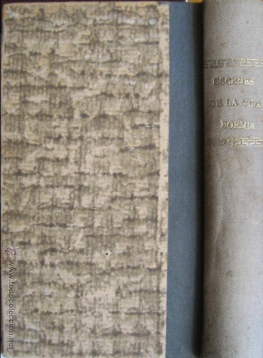 Libros antiguos: E. Murger / Escenes de la vida bohemia - Foto 2