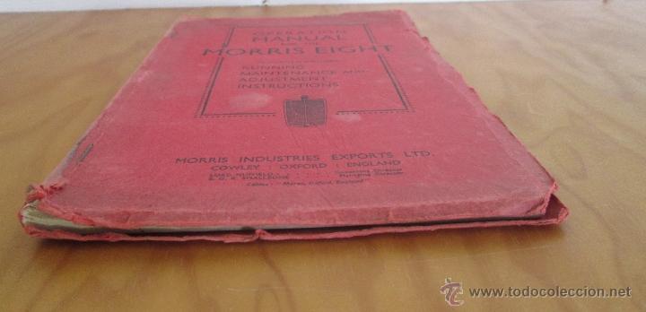 Libros antiguos: OPERATION MANUAL FOR THE MORRIS EIGHT. 1935. EDITION EXPORT. - Foto 3