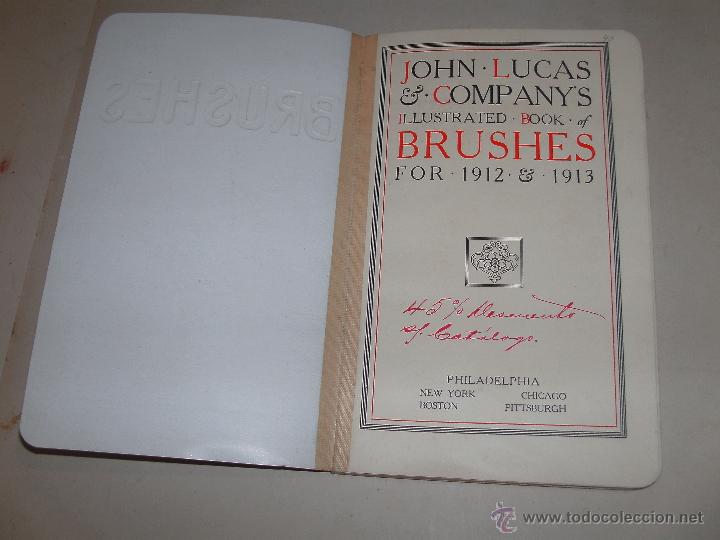 Libros antiguos: CATALOGO BRUSHES - Foto 2