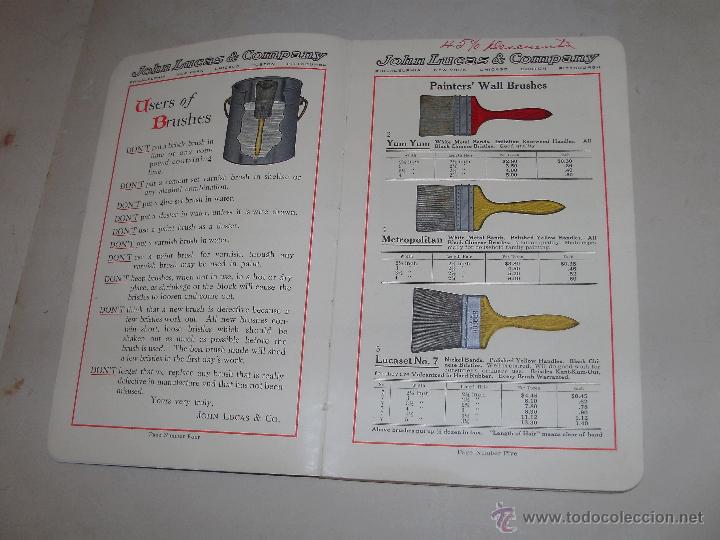 Libros antiguos: CATALOGO BRUSHES - Foto 3