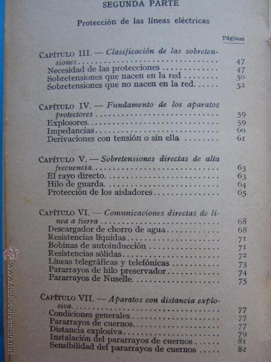 Libros antiguos: biblioteca del electricista practico - PARARRAYOS , gallach - Foto 4