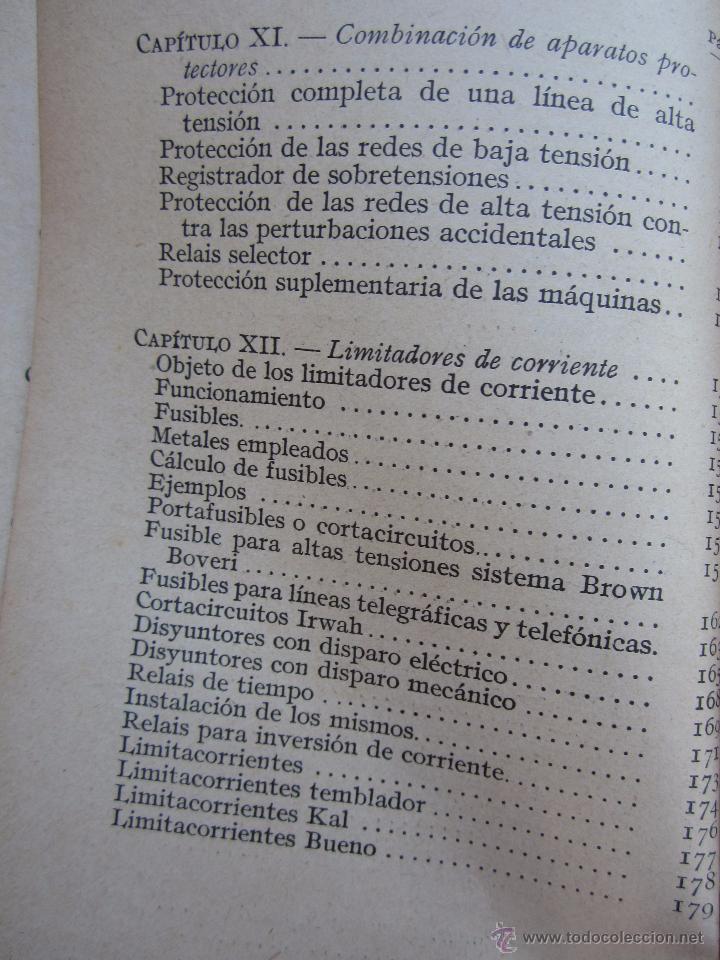 Libros antiguos: biblioteca del electricista practico - PARARRAYOS , gallach - Foto 6