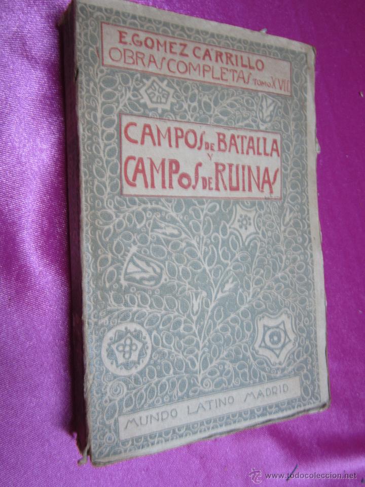 Libros antiguos: CAMPOS DE BATALLA CAMPOS DE RUINAS A&Ntilde;O 1915 MAP3 - Foto 1